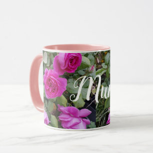 Roze Roos Bloem Birthday Mum Mok