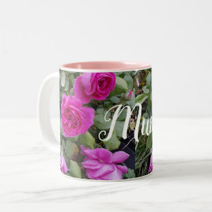  Roze  Roos Bloem Birthday Mum Mok