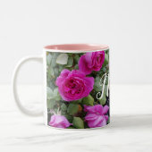 Roze Roos Bloem Birthday Mum Mok (Links)