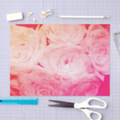  roze roos bloem foto decoupage ambachten tissuepapier (Craft)