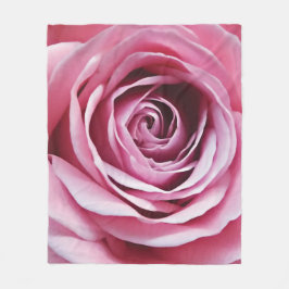 Roze roos bloem tuin meisjes kinderkamer fleece deken