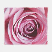 Roze roos bloem tuin meisjes kinderkamer fleece deken (Voorkant (Horizontaal))
