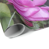 Roze Roos Bloem Verjaardag Cadeaupapier (Rol Hoek)