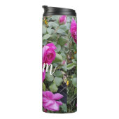  Roze  Roos Bloem Verjaardag Thermosbeker (Geroteerd rechts)