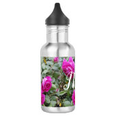 Roze Roos Bloem Verjaardag Waterfles (Links)