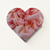 Roze Roos bloemen Bloemen Blokkeren Bloem Niet op Notitieboek (Achterkant)