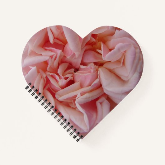 Roze Roos bloemen Bloemen Blokkeren Bloem Niet op Notitieboek (Voorkant)