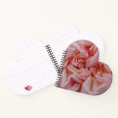 Roze Roos bloemen Bloemen Blokkeren Bloem Niet op Notitieboek (Binnen)