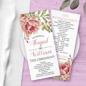 Roze roos bloemen bloemen reclamekaart