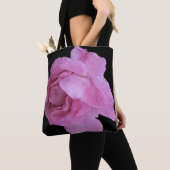  roze roos bloemen boho mode fine art tote bag (Dichtbij)
