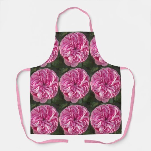 Roze  Roos bloemen Floral naam Vrouwen Apron Schort (Voorkant)