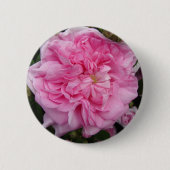 Roze  Roos bloemen Ronde Button 5,7 Cm (Voorkant)