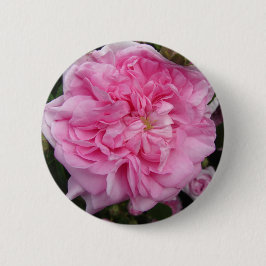 Roze  Roos bloemen Ronde Button 5,7 Cm