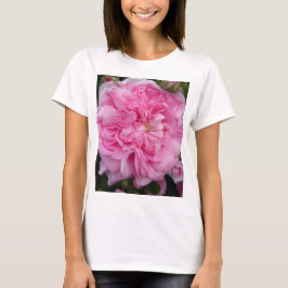 Roze Roos bloemen T-shirt