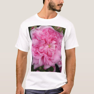 Roze  Roos bloemen T-shirt