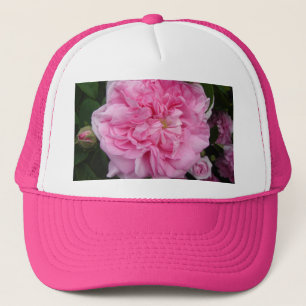 Roze  Roos bloemen Trucker Pet