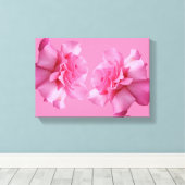 roze roos bloemeneenvoudige moderne kunst canvas afdruk (Insitu (Houten vloer))
