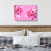  roze roos bloemeneenvoudige moderne kunst canvas afdruk (Insitu (Slaapkamer))