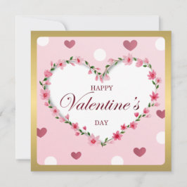 Roze Roos Bloemhartenvorm Valentijnsdag Cadeaus