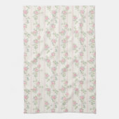 Roze Roos Bloemige Keukenhanddoeken (Verticaal)