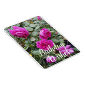  roze  Roos Bloemkaart Magneet (Rechterzijde)