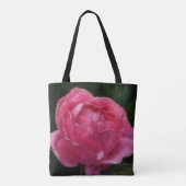 Roze Roos Bloemstuk Boodschappentas Tote Bag (Achterkant)