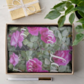 Roze Roos Bloemvederdag liefde Tissuepapier (Geschenk)