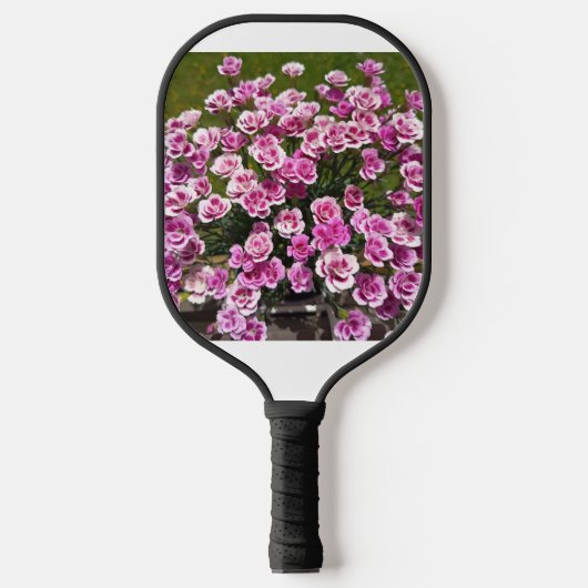 Roze Roos Bloesem Pickleball Paddle (Voorkant)