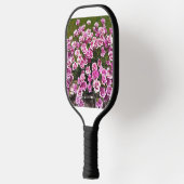 Roze Roos Bloesem Pickleball Paddle (Links)