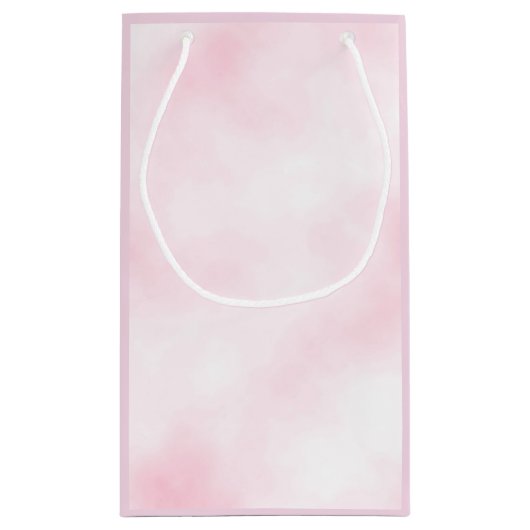 Roze roos bloesemblush klein cadeauzakje (Achterkant)