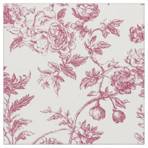 Roze Roos Botanische Toile
