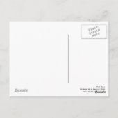 Roze Roos Briefkaart (Achterkant)