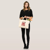 ROZE ROOS Bruidsmeisje cadeau Tote Tas Rozen Paste (Voorkant (model))