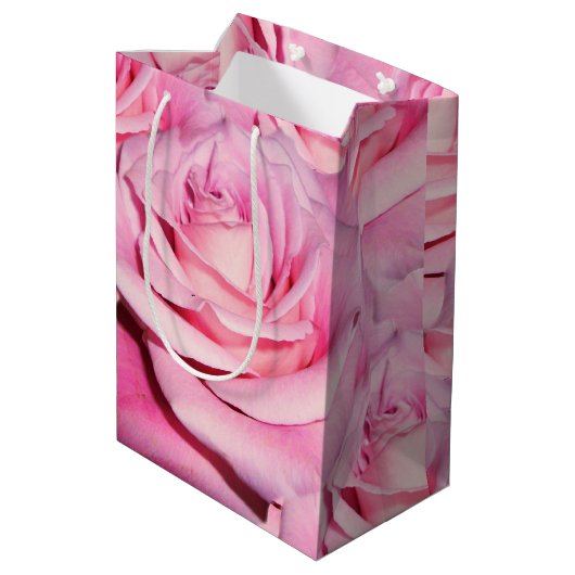 Roze roos cadeautas (Achterkant Gekanteld)