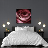 Roze Roos Canvas Afdruk