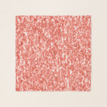 Roze roos donker koraal glanzend glitter schittert sjaal<br><div class="desc">Elegant fashionable accessoire chiffon scarf voor haar. Prachtige,  donkere,  levende koraal oranje roze faux glitter sparkles. *foto van sparkles niet echt glitter!</div>