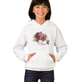 Roze Roos Elegantie Hoodie