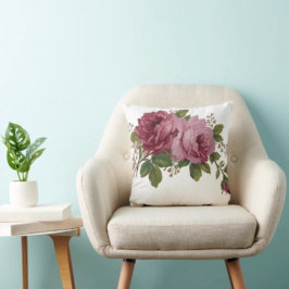 Roze Roos Elegantie  Kussen