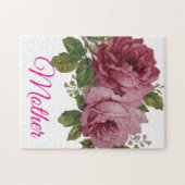 Roze Roos Elegantie Legpuzzel (Horizontaal)