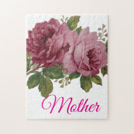 Roze Roos Elegantie  Legpuzzel