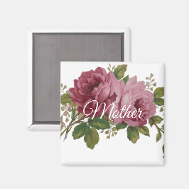 Roze Roos Elegantie  Magneet