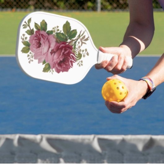 Roze Roos Elegantie  Pickleball Paddle