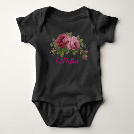 Roze Roos Elegantie  Romper
