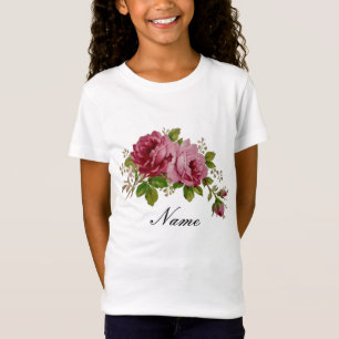 Roze Roos Elegantie T-shirt