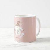 Roze Roos Elixir Fles Koffiemok (Voorkant rechts)