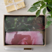 Roze roos en Bud Garden Bloemen Tissuepapier (Geschenk)
