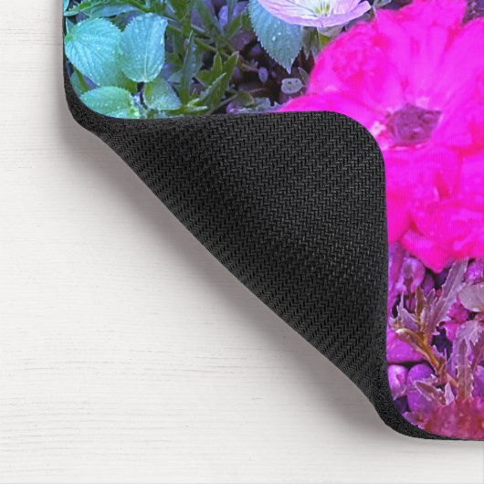 Roze roos en Primrose Muismat (Hoek)