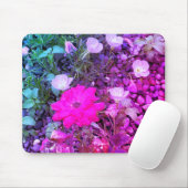 Roze roos en Primrose Muismat (Met muis)