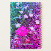 Roze roos en primrose Planner (Achterkant)