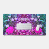 Roze roos en primroses Desk mat (Keyboard & Muis)